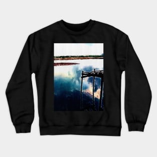 Cloud Reflection Over a lake Crewneck Sweatshirt